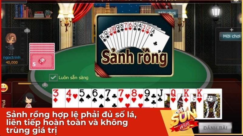 Sảnh Rồng Là Gì? Cách Nhận Biết Và Sức Mạnh Bộ Bài "Tới Trắng" 2 Sảnh rồng hợp lệ phải đủ số lá, liên tiếp hoàn toàn và không trùng giá trị