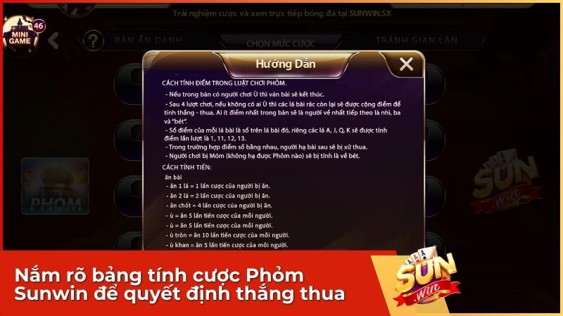 Game Bài Phỏm Tại Sunwin: Hướng Dẫn Luật Chơi, Cách Tính Điểm và Bí Kíp Ù Tròn 3 Nắm rõ bảng tính cược Phỏm Sunwin để quyết định thắng thua