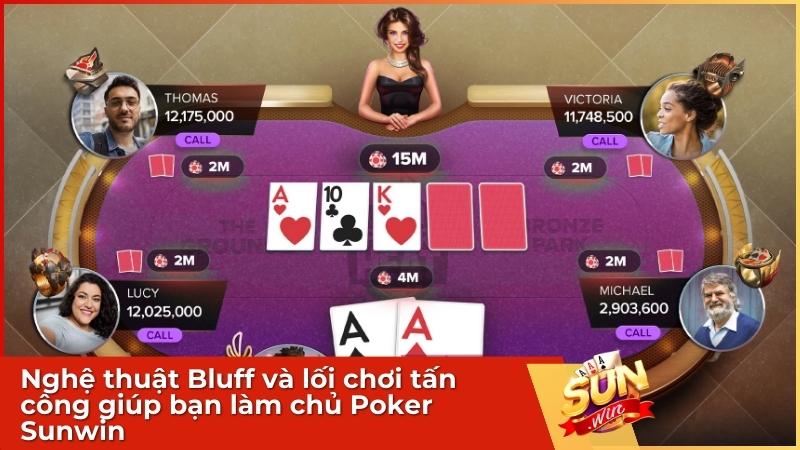 Áp dụng chiến thuật hợp lý để làm chủ ván bài tại Sunwin