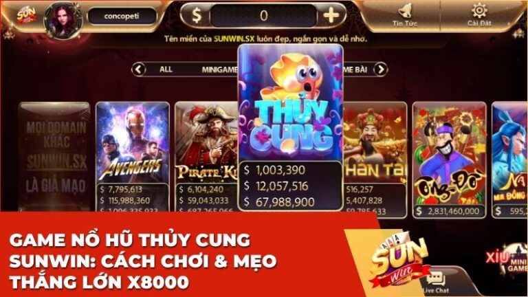Game Nổ Hũ Thủy Cung Sunwin: Cách Chơi & Mẹo Thắng Lớn x8000