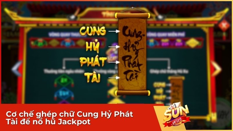 Cơ chế ghép chữ Cung Hỷ Phát Tài để nổ hũ Jackpot