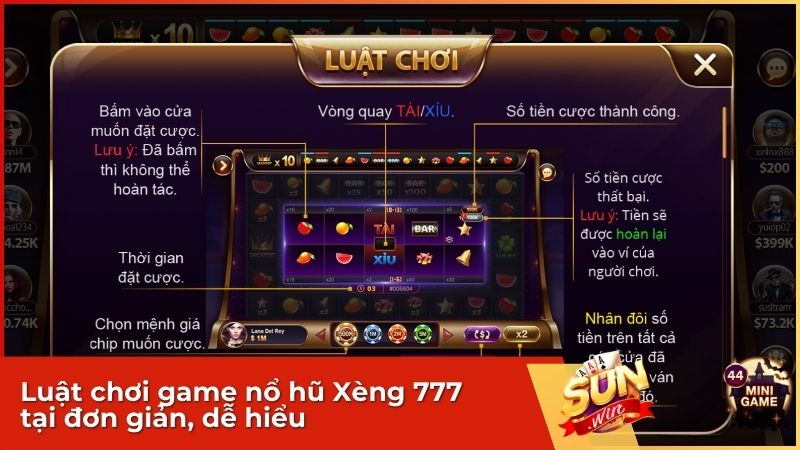 luat choi no hu - Game nổ hũ Xèng 777 Sunwin – Luật chơi & Bí quyết Nổ hũ Tiền tỷ