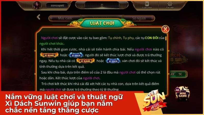 Nắm vững luật chơi và thuật ngữ Xì Dách Sunwin giúp bạn nắm chắc nền tảng thắng cược